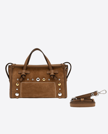 MARCELLA UNI BORSA MARCELLA JOY CON BORCHIE CARAMEL