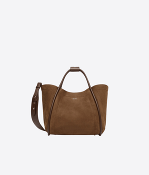 MAX MARA BORSA MARRONE / UNI BORSA MARINE SMALL IN NABUK
