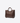 MAX MARA MARRONE SCURO / UNI BORSA MARINE SMALL IN TESSUTO EFFETTO RAFIA