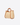MAX MARA SENAPE / UNI BORSA MARINE SMALL IN TESSUTO EFFETTO RAFIA