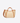 MAX MARA SENAPE / UNI BORSA MARINE SMALL IN TESSUTO EFFETTO RAFIA