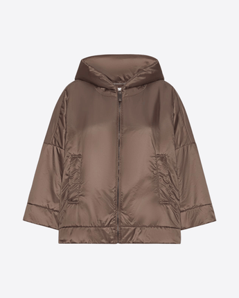 MAX MARA THE CUBE GIACCA GIACCA IMBOTTITA IN TELA ANTIGOCCIA CON CAPPUCCIO