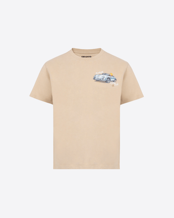 Mc2 Saint Barth Abbigliamento e accessori BEIGE / 4A T-SHIRT IN COTONE EDIZIONE SPECIALE CRYPTOPUPPETS