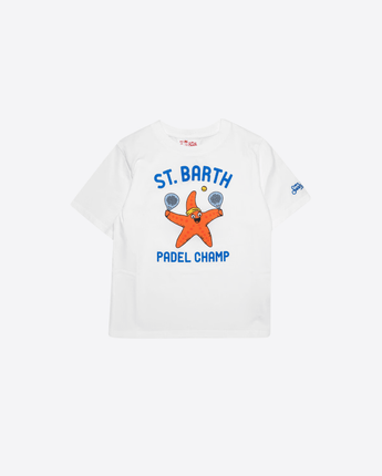 Mc2 Saint Barth Abbigliamento e accessori BIANCO / 24M T-SHIRT PADEL