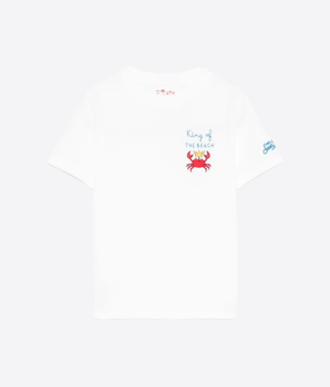 Mc2 Saint Barth Abbigliamento e accessori BIANCO / 4A T-SHIRT PORTOFINO KING OF THE BEACH