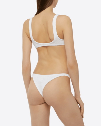 Mc2 Saint Barth Abbigliamento e accessori BIKINI CLASSICO CRINKLE BIANCO NAIMA NAOMI COON TOP A BRALETTE E SLIP SGAMBATO
