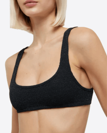 Mc2 Saint Barth Abbigliamento e accessori BIKINI / NERO / S BIKINI CLASSICO IN TESSUTO CRINKLE LUREX NAIMA NAOMI