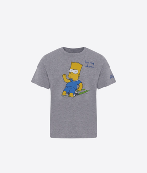 Mc2 Saint Barth Abbigliamento e accessori GRIGIO / 24M T-SHIRT SIMPSON