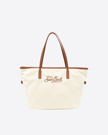 Mc2 Saint Barth BORSA BEIGE / UNI BORSA CITY LARGE IN NYLON