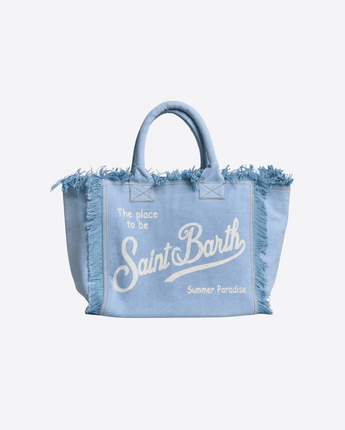 Mc2 Saint Barth BORSA DENIM / UNI BORSA VANITY IN DENIM CHIARO