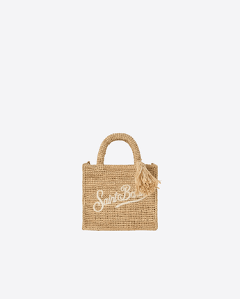 Mc2 Saint Barth BORSA PAGLIA / UNI BORSA VANITY MINI CON LOGO
