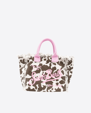 Mc2 Saint Barth BORSA ROSA / UNI BORSA VANITI CON STAMPA MUCCA