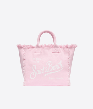 Mc2 Saint Barth BORSA ROSA / UNI BORSA VANITY IN CANVAS DI COTONE ROSA