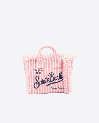 Mc2 Saint Barth BORSA ROSA / UNI BORSA VANITY MINI A RIGHE ROSA