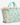 Mc2 Saint Barth BORSA VERDE ACQUA/BIANCO / UNI BORSA A SPALLA VANITY RUG IN COTONE VERDE ACQUA E BIANCO