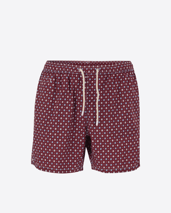 Mc2 Saint Barth COSTUME DA BAGNO COSTUME MARE LIGHTING MICRO BORDEAUX CON STAMPA A FIORI