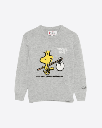 Mc2 Saint Barth MAGLIA GRIGIO / 6A MAGLIONE GRIGIO CON STAMPA