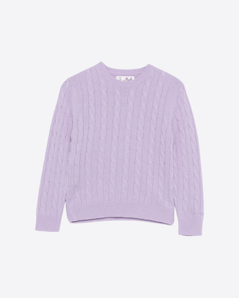 Mc2 Saint Barth MAGLIA LILLA / 8A MAGLIONE LILLA A TRECCE