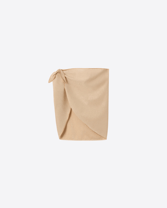 Mc2 Saint Barth PAREO ORO / UNI PAREO CORTO SERY IN MAGLIA VISCOSA LUREX