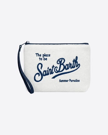 Mc2 Saint Barth POCHETTE BIANCO / UNI POCHETTE ALINE EFFETTO SPUGNA BIANCO