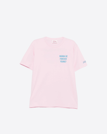 Mc2 Saint Barth T-SHIRT T-SHIRT PORTLAND ROSA CON RICAMO