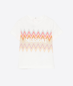 MISSONI Abbigliamento e accessori IVORY / 18M T-SHIRT CON STAMPA