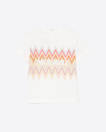 MISSONI Abbigliamento e accessori IVORY / 18M T-SHIRT CON STAMPA