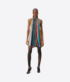 MISSONI Abbigliamento e accessori MINIABITO SENZA MANICHE IN MAGLIA PLISSETTATA LAME'