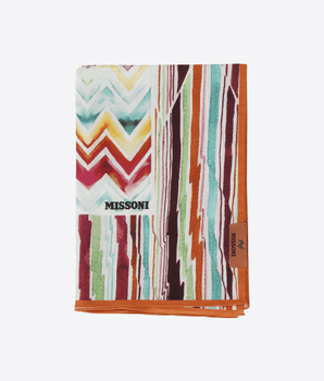 MISSONI FOULARD MULTICOLOR / UNI FOULARD CON STAMPA A ZIG ZAG