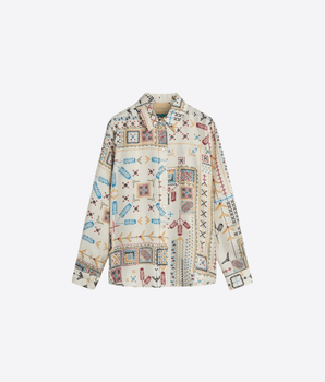 MOMONÌ CAMICIA CAMICIA ARLES IN TWILL DI SETA