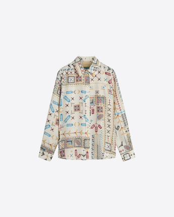 MOMONÌ CAMICIA CAMICIA ARLES IN TWILL DI SETA