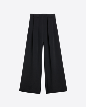 MOMONÌ PANTALONI PANTALONI ASPEN IN ACETATO SETA UNITO