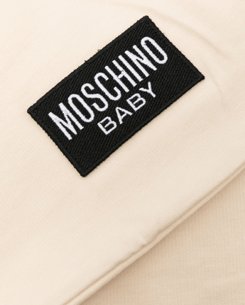 MOSCHINO Abbigliamento e accessori BEIGE Coperta con stampa Teddy Bear