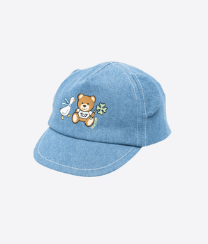 MOSCHINO Abbigliamento e accessori DENIM / 46 Cappello con stampa Teddy Bear