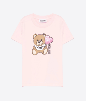 MOSCHINO Abbigliamento e accessori ROSA / 4A T-shirt con motivo Teddy Bear