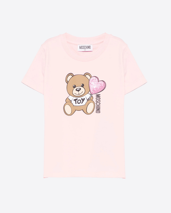 MOSCHINO Abbigliamento e accessori ROSA / 4A T-shirt con motivo Teddy Bear