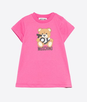 MOSCHINO Abbigliamento e accessori ROSA / 9M Abito Teddy Bear con stampa