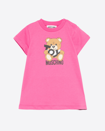 MOSCHINO Abbigliamento e accessori ROSA / 9M Abito Teddy Bear con stampa