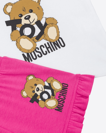 MOSCHINO Abbigliamento e accessori Set shorts con stampa Teddy Bear