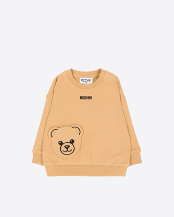 MOSCHINO FELPA FELPA CON RICAMO TEDDY