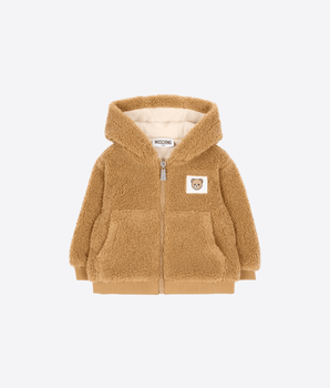 MOSCHINO GIACCA ECOPELLICCIA CON TEDDY BEAR