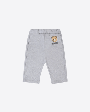 MOSCHINO PANTALONI GRIGIO / 9M PANTALONI DA TUTA CON TEDDY BEAR