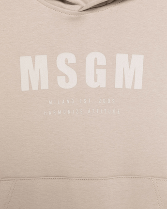 MSGM Abbigliamento e accessori Felpa con cappuccio e logo