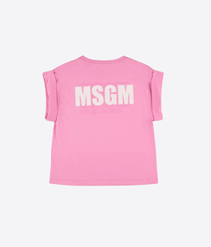 MSGM Abbigliamento e accessori T-shirt in jersey di cotone con logo