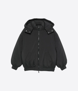 MSGM GIACCA NERO / 10 GIUBBINO IMBOTTITO