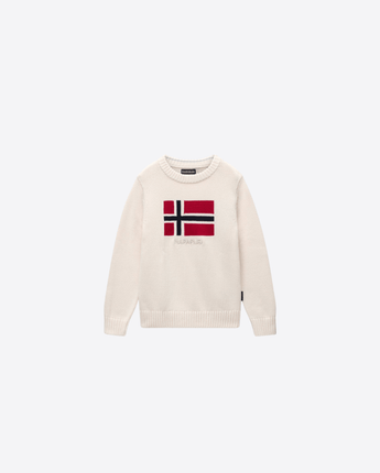NAPAPIJRI MAGLIA BEIGE / 6A MAGLIONE MURA