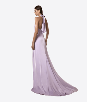 NICOLE MOMENTS JAQUELINA LIGHT LAVENDER SATIN