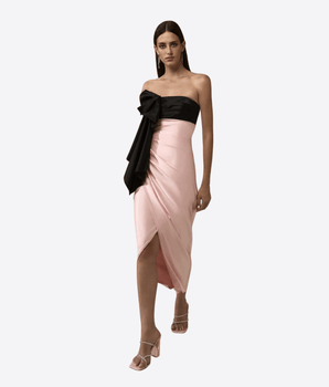 NICOLE MOMENTS NERO/ROSA / 38 ADIA DUSTY PINK&BLACK