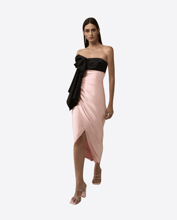 NICOLE MOMENTS NERO/ROSA / 38 ADIA DUSTY PINK&BLACK