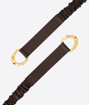 ORCIANI Abbigliamento e accessori CIOCCOLATO / M CINTURA ELASTICIZZATA NAPPA B 4CM